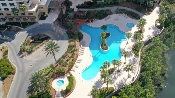 Pool - Lockout Style ~ Balcony ~ Gulf Views ~ Resort Pool and Hot Tub (Miramar Beach)