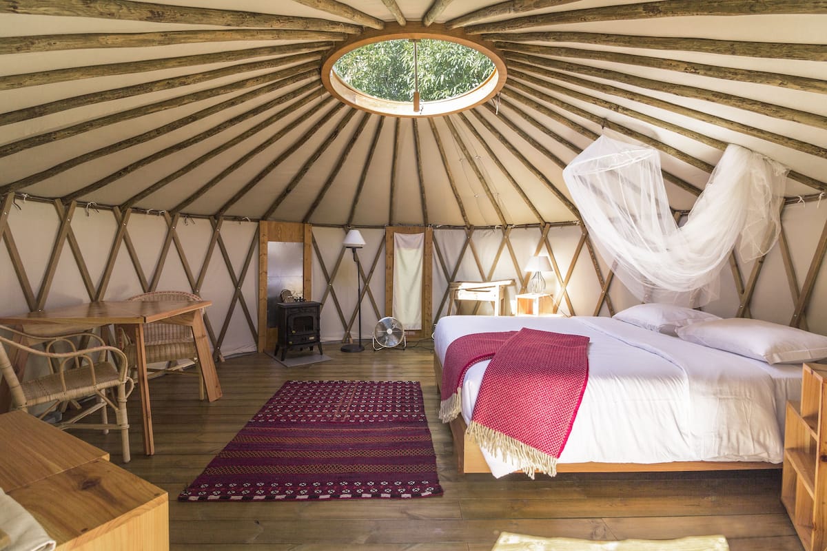 Luxury Tent, Garden View | Premium bedding, in-room safe, individually decorated