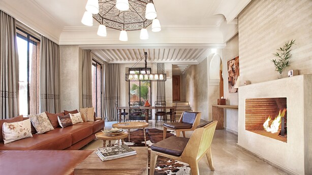 Living area - Villa Lankah (Marrakech)