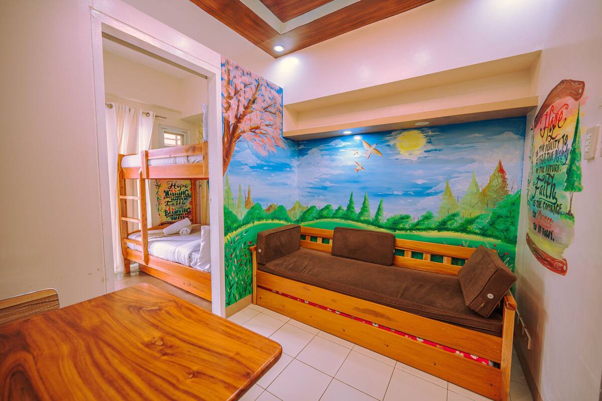 1 habitación, decoración personalizada, wifi gratis y ropa de cama