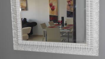 Apartment | Living area | Flat-screen TV, DVD player