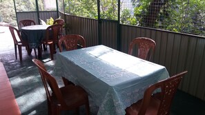 Outdoor dining