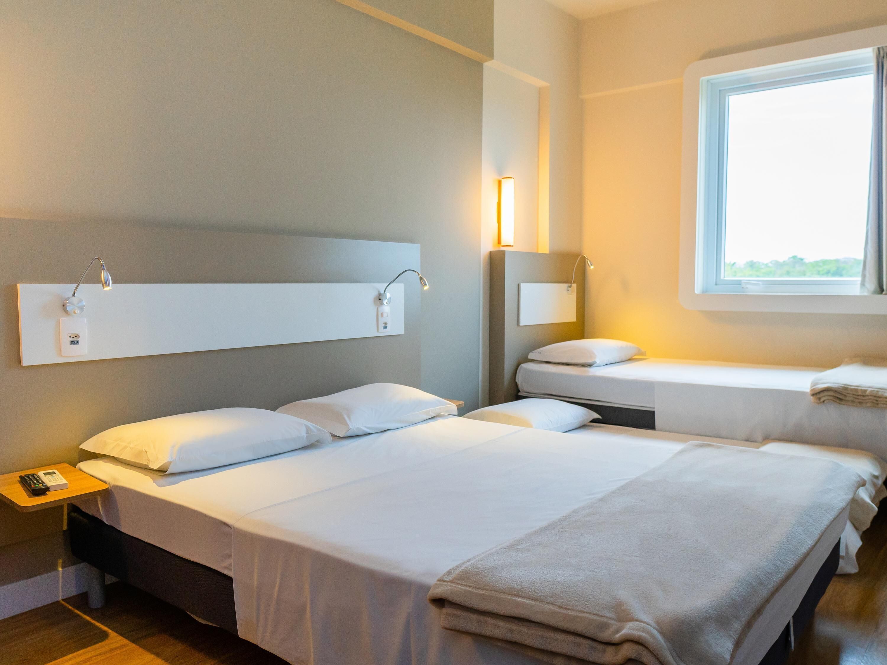 Standard Apartment, Multiple Beds | Blackout drapes, soundproofing, free WiFi, bed sheets