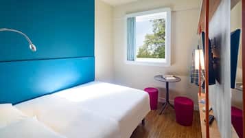 Hypo-allergenic bedding available, blackout drapes, soundproofing