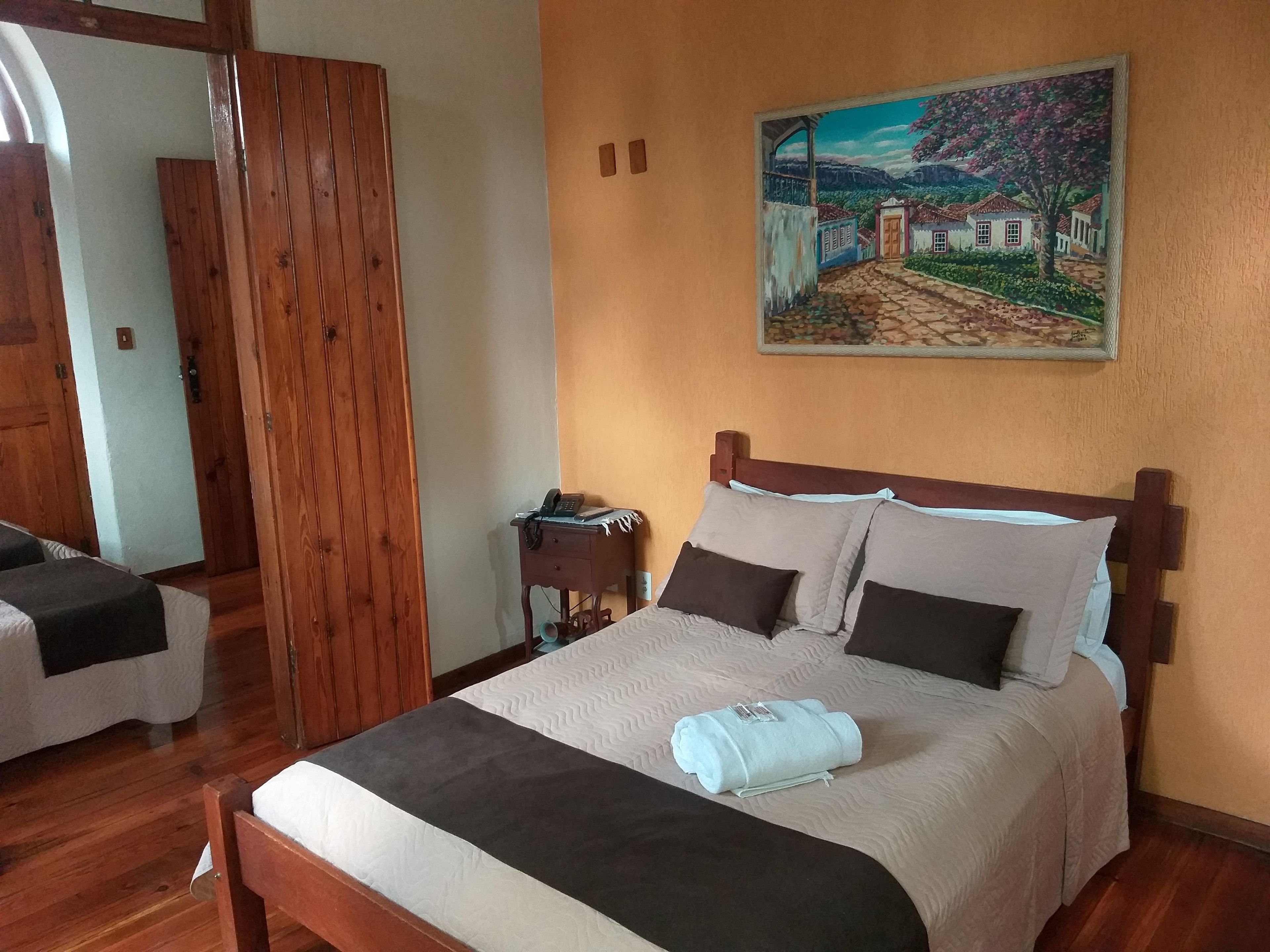 標準三人房 | 高級寢具、迷你吧、熨斗/熨衣板、免費無線上網