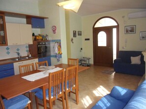 Interior entrance