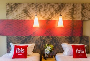 Chambre avec lits jumeaux | Wi-Fi gratuit