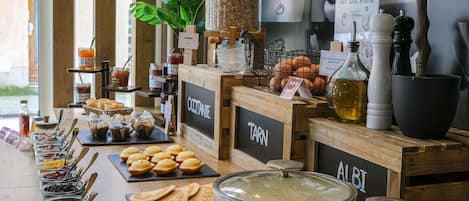 Morgenmadsbuffet hver dag mod et gebyr