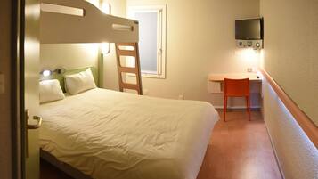 1 chambre, literie de qualité supérieure, bureau, chambres insonorisées