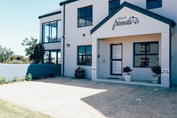 Fassade der Unterkunft