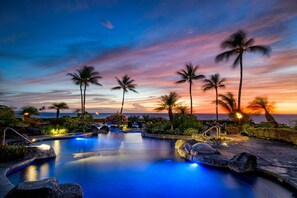 Pool - 🏖️Ocean Sunset View | Golf & Pool | Outdoor Lanai! (Waikoloa Village)