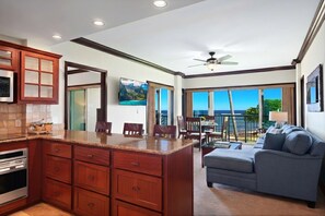 Interior - A206 - Oceanfront Luxury Comfort with Ocean Views in Every Room AC, Pool, & Spa (Kapaa)