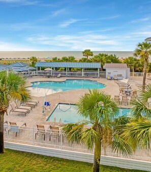A heated pool - Summer & July 4th Savings at Beachside Colony Tybee's ONLY Oceanfront Resort 2/2 (Tybee Island)