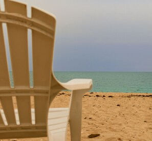 On the beach