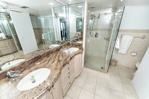 Shower, towels