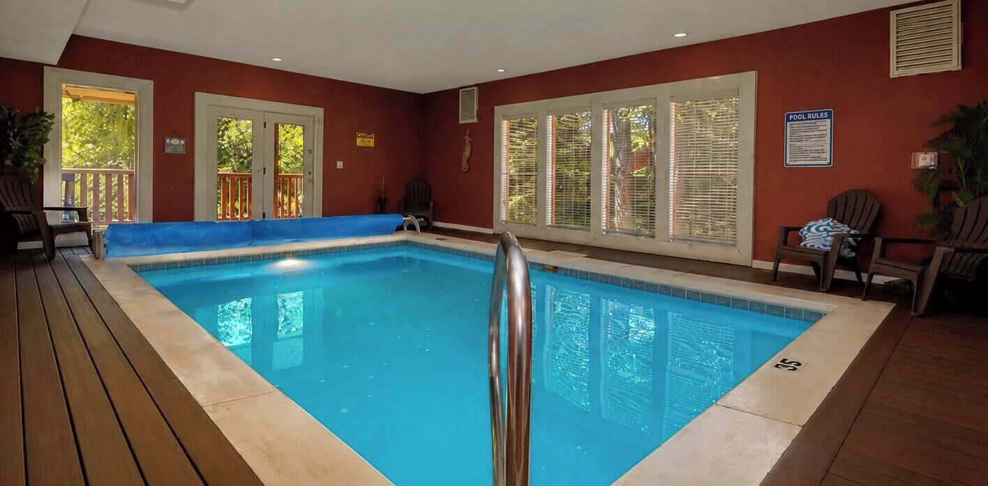 Una piscina climatizada