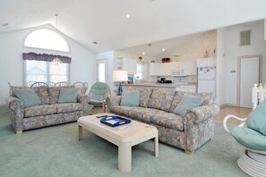 TV, fireplace, DVD player