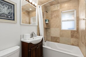 Hair dryer, towels