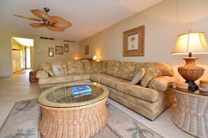 Télévision à écran plat, lecteur de DVD