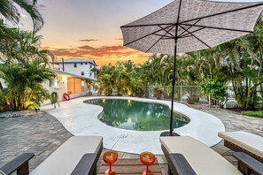 A heated pool - The Solaster | Pet Friendly Home on Siesta Key w/ 2 Heated Pools, Walk to Beach & South Village! (Siesta Key)