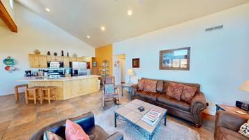 Fireplace, DVD player