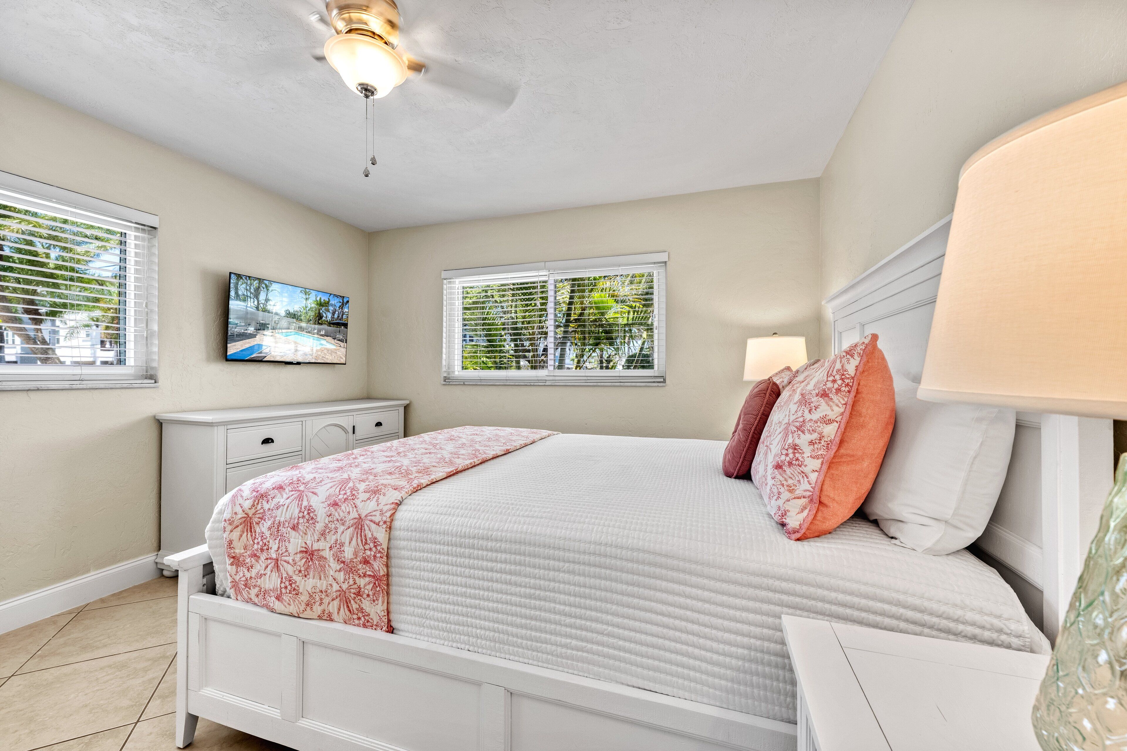 Unwind in crisp linens and soft lighting—your private sanctuary awaits.