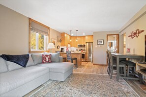 TV, fireplace, offices