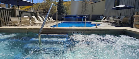 Una piscina climatizada