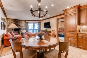 TV, fireplace, DVD player