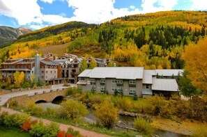 Exterior - Walk to All! Riverside Balcony with Ski Mountain Views (Telluride)