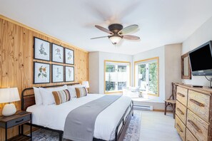 1 bedroom, iron/ironing board, free WiFi, bed sheets - Whisper Wood | Mountain & River Views, Top Floor Bay Window (Telluride)