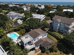 Exterior - Private pool, screened porch, and rooftop views of Intracoastal Waterway! (Isle of Palms)
