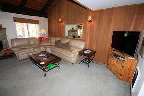 TV, fireplace, DVD player