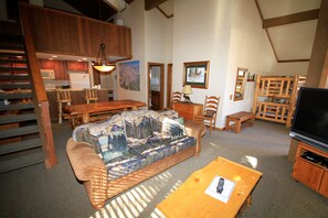 TV, fireplace, DVD player