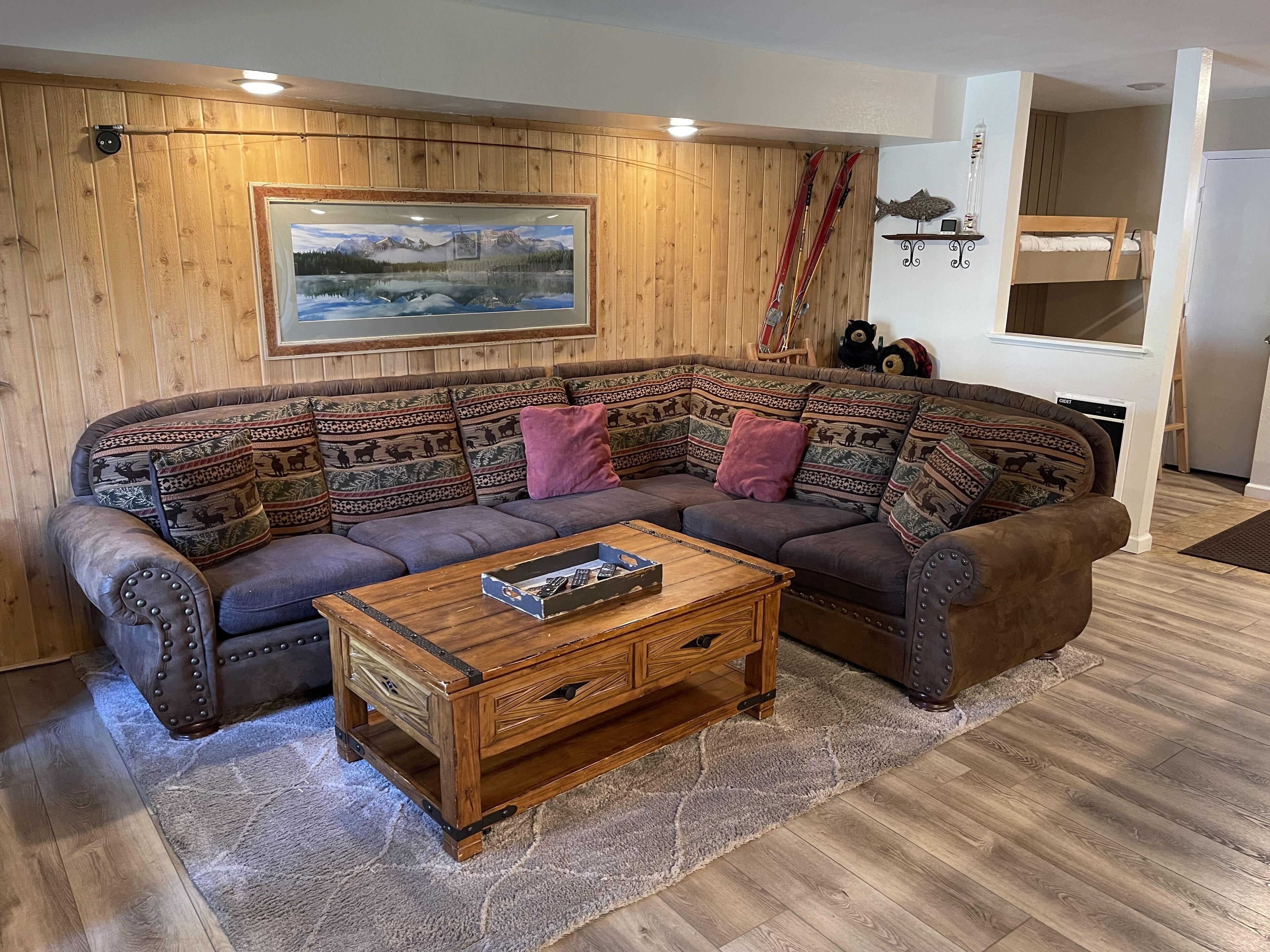 TV, fireplace, DVD player