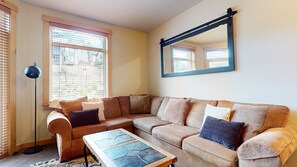 Fireplace, DVD player