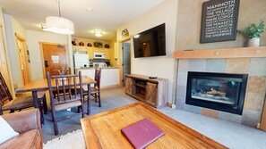 Fireplace, DVD player