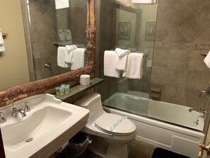 Hair dryer, towels