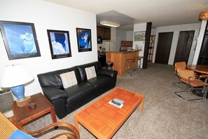 TV, fireplace, DVD player - Crestview #17 1 bedroom 1.5 Bath (Mammoth Lakes)