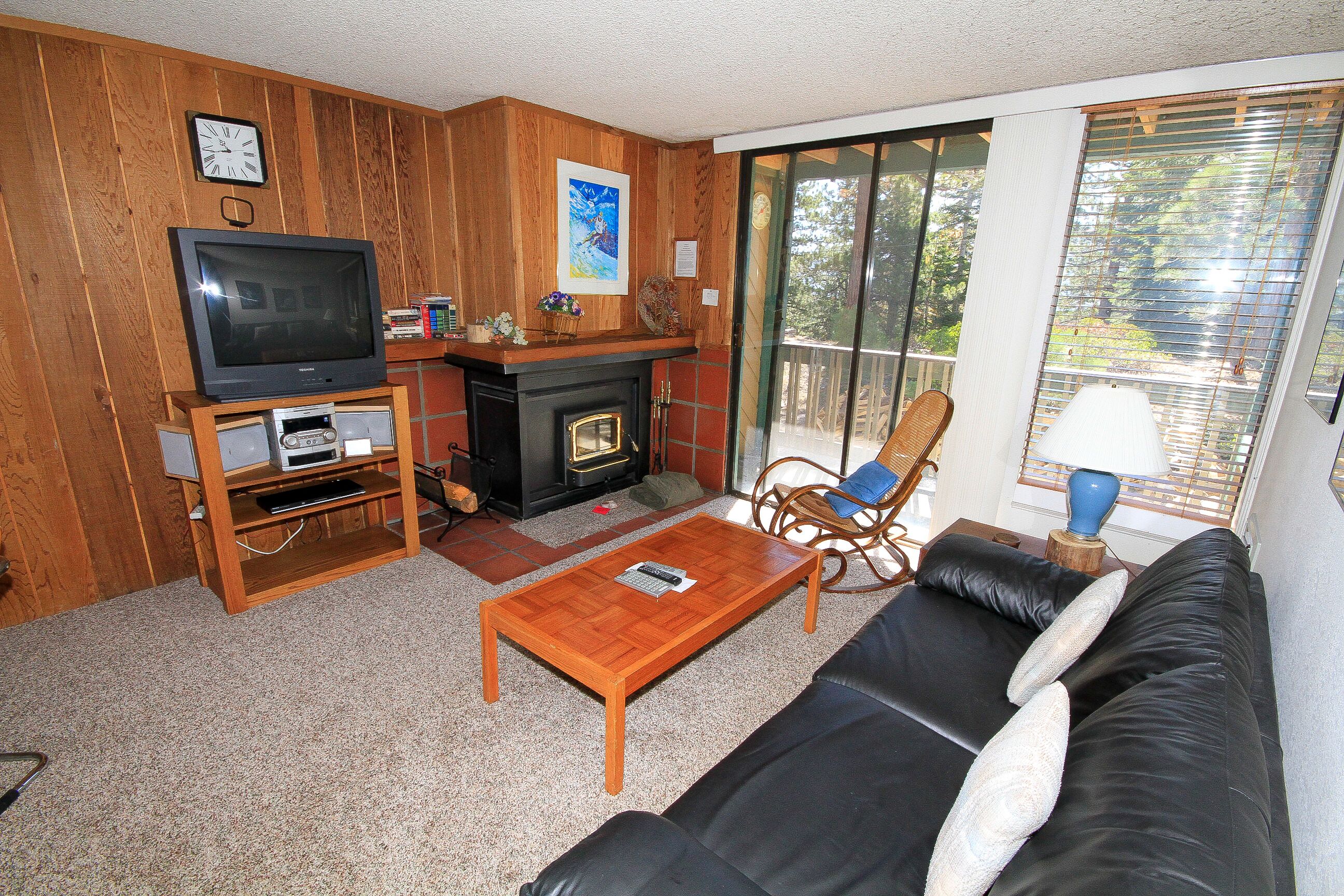TV, fireplace, DVD player