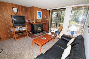TV, fireplace, DVD player - Crestview #17 1 bedroom 1.5 Bath (Mammoth Lakes)