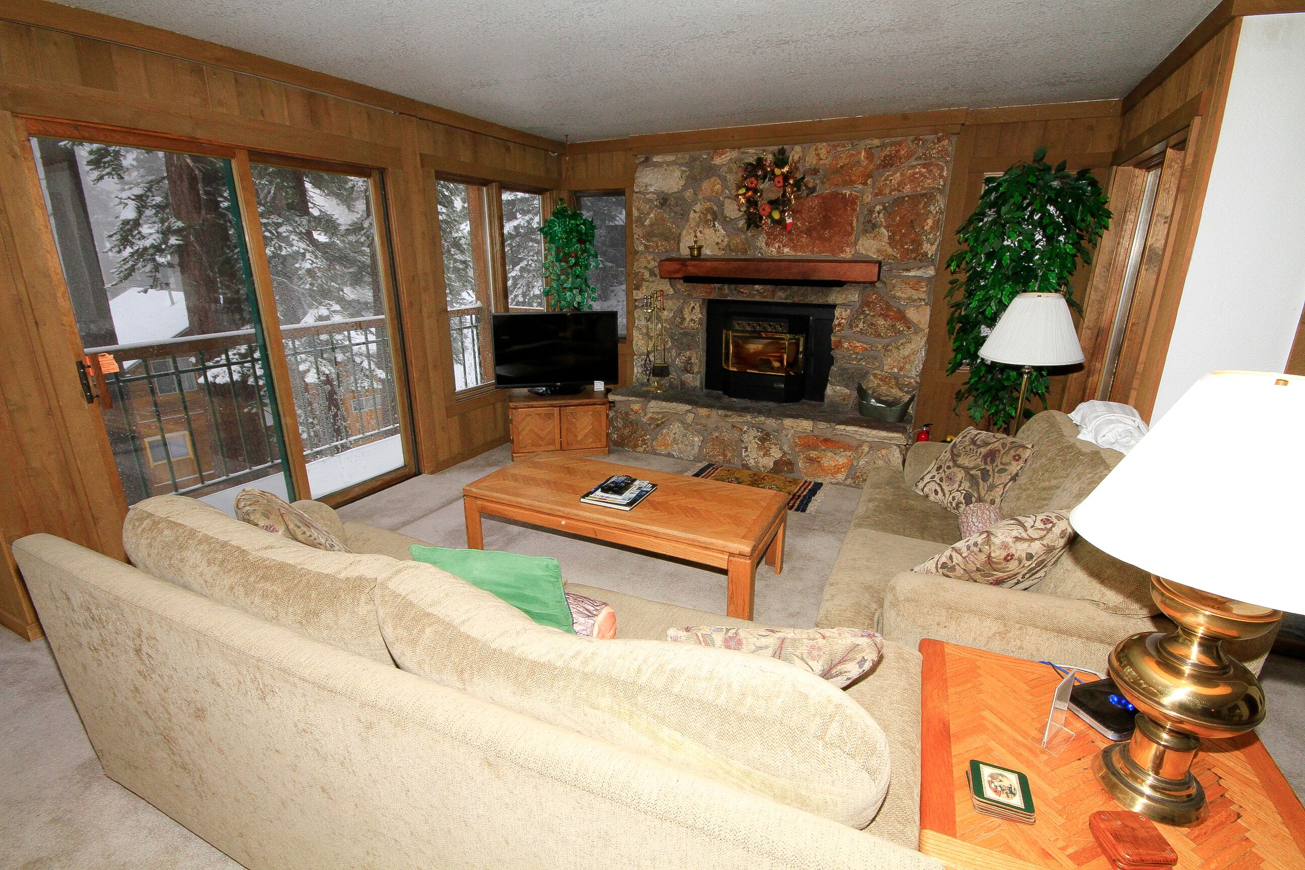 TV, fireplace, DVD player