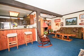 TV, fireplace, DVD player