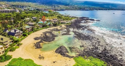 Ocean Front Island Accueil | Piscine | Gated Estates Kona Bay | Ă partir de 869 $ / nt