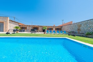 Pool - SESTADOS - Villa with private pool in sa Pobla. Free WiFi (Sa Pobla)