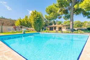 Pool - CAN CIREROL - Villa with private pool in Porto Colom- Felanitx. Free WiFi. (Portocolom)