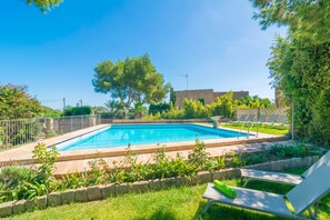 Pool - CAN CIREROL - Villa with private pool in Porto Colom- Felanitx. Free WiFi. (Portocolom)