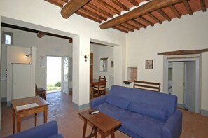 TV, fireplace - Nice apartment for 4 guests with A/C, pool, TV, pets allowed and panoramic view (Montalcino)