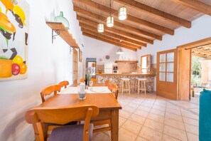 Dining - CAN RAFALINO - Villa with private pool in Inca. Free WiFi (Inca)
