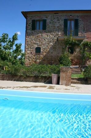 Pool - Stunning private villa with WIFI, private pool, TV and balcony, close to Montepulciano (Lucignano)
